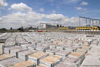 Natuursteenopslag Berlijnplein Leidsche Rijn Centrum