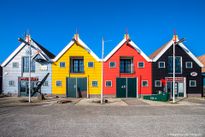 Gekleurde vissershuisjes - Zoutkamp