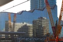 Spiegeling gevel hoofdkantoor Rabobank - Utrecht